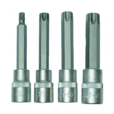Juego De 4 Puntas Torx Con Tubo 1/2 Eurotech