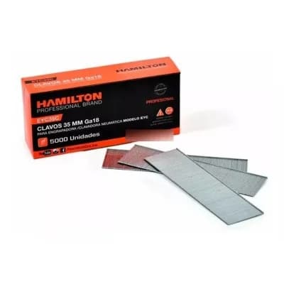 Clavos Para Clavadora Engrampadora Neumatica 2x35 Mm 5000 Unidades