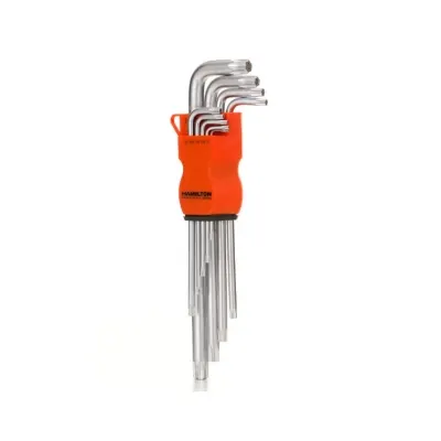Juego De Llaves Torx PortÁtil Extra Largas 9 Piezas