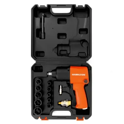 Pistola De Impacto Neumatica Encastre 1/2 - 760 Nm  + Kit De Tubos