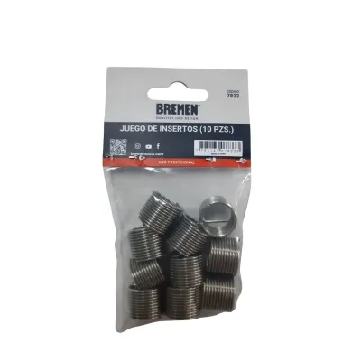 Juego De Inserto M12 X 1.25mm (10 Unidades)