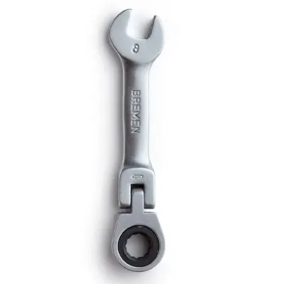 Llave Combinada Con Crique Corta Articulada 9 Mm