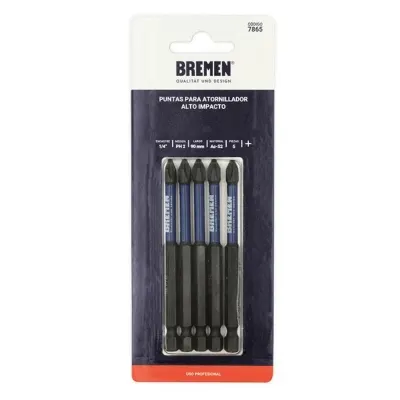 Puntas Ph2 Extra Largas De Alto Impacto Para Atornillador X5