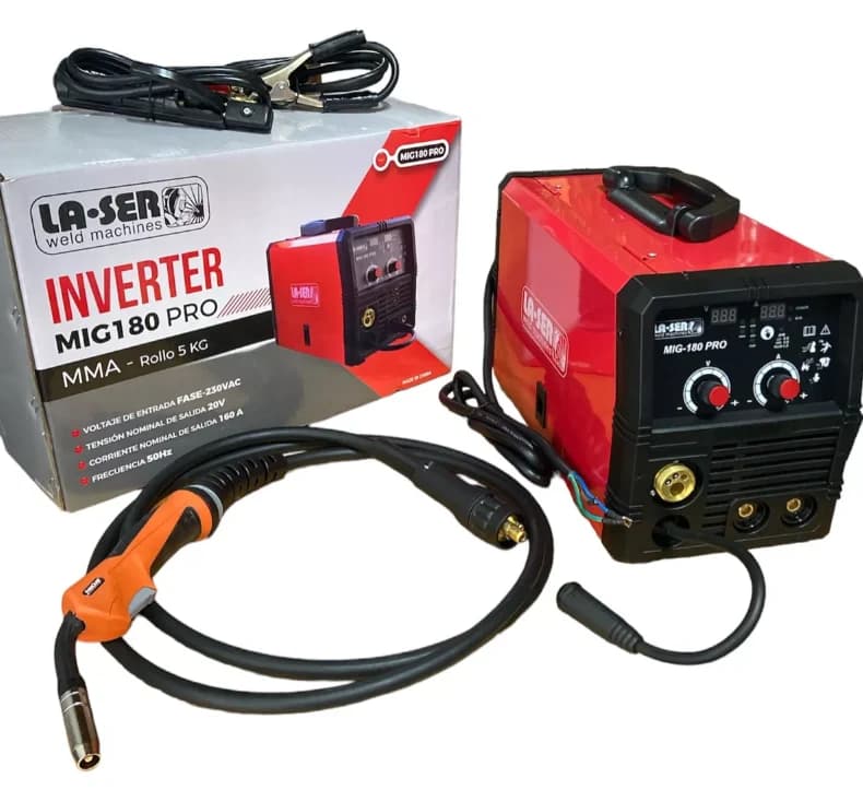SOLDADORA MIG 180 LASER 