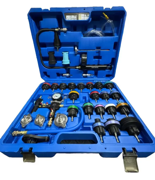 Kit Probador Medidor Presion Radiador Fuga Radiadores 33 Pzs